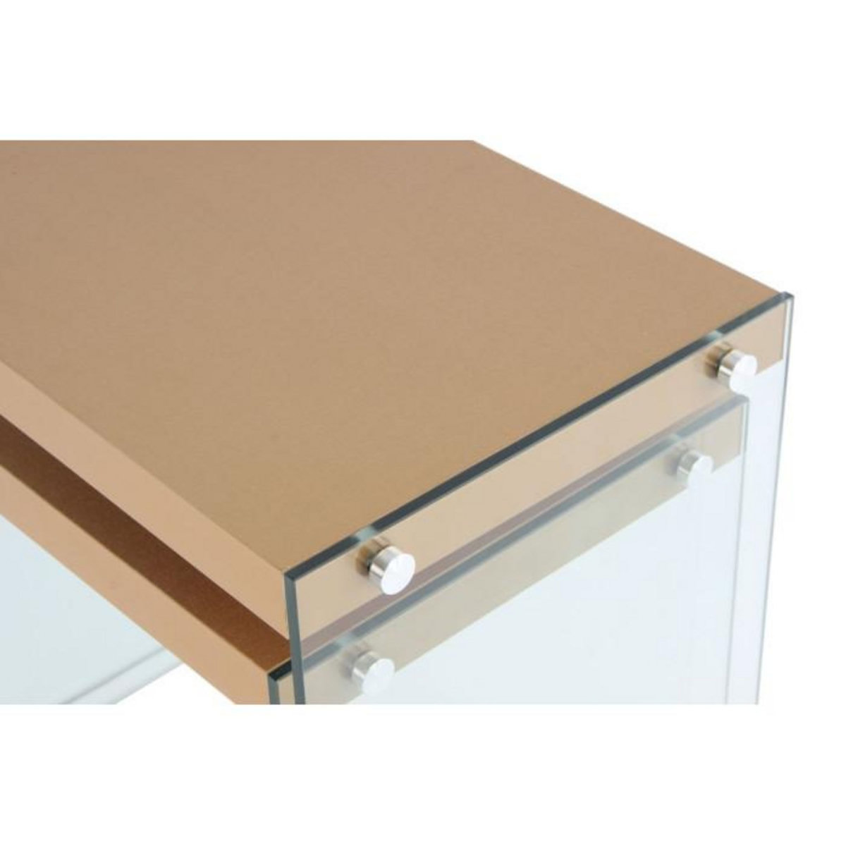 Paris Prix Lot de 2 Tables d'Appoint  Elementary  46cm Or