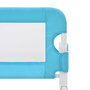 Voir la diapositive 5 : VIDAXL Barriere de securite de lit d'enfant Bleu 120x42 cm Polyester
