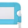 Voir la diapositive 5 : VIDAXL Barriere de securite de lit d'enfant Bleu 120x42 cm Polyester