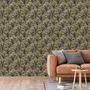 Voir la diapositive 3 : DUTCH WALLCOVERINGS DUTCH WALLCOVERINGS Papier peint Palm Trees Dore et noir