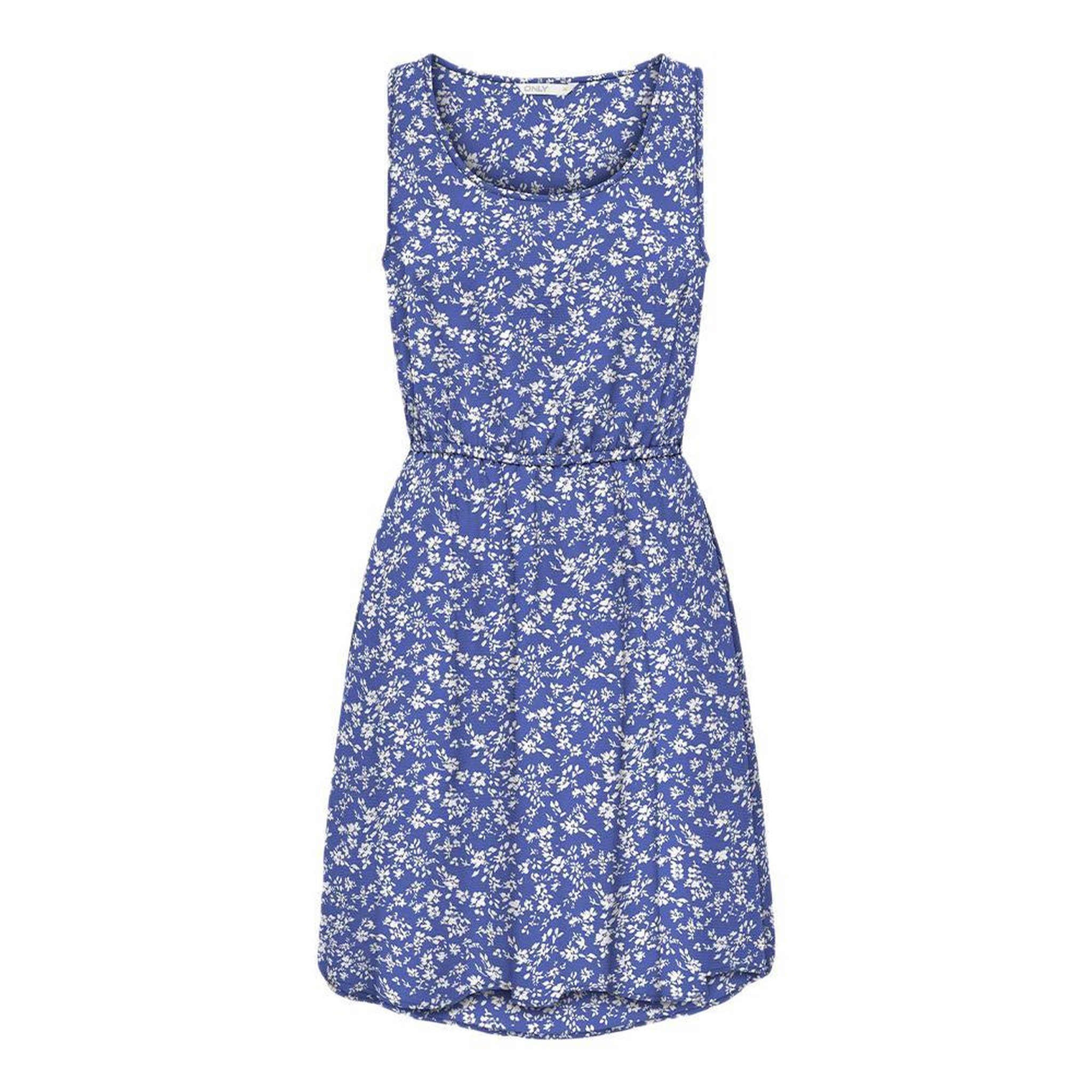 Only Robe /Blanc Femme Only 15222201. Coloris disponibles : Bleu