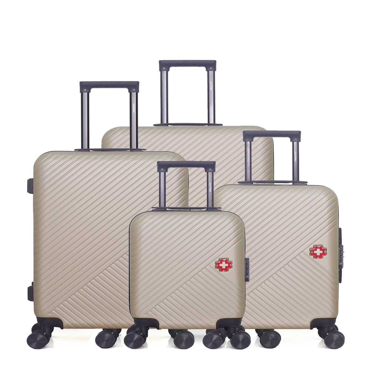 SWISS KOPPER SWISS KOPPER  -  Lot de 4  -  Valise grand format, valise weekend, valise cabine, valise cabine XXS SPIEZ