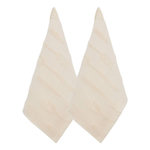 ATMOSPHERA Lot de 2 Torchons de Cuisine  Terry  45x70cm Beige