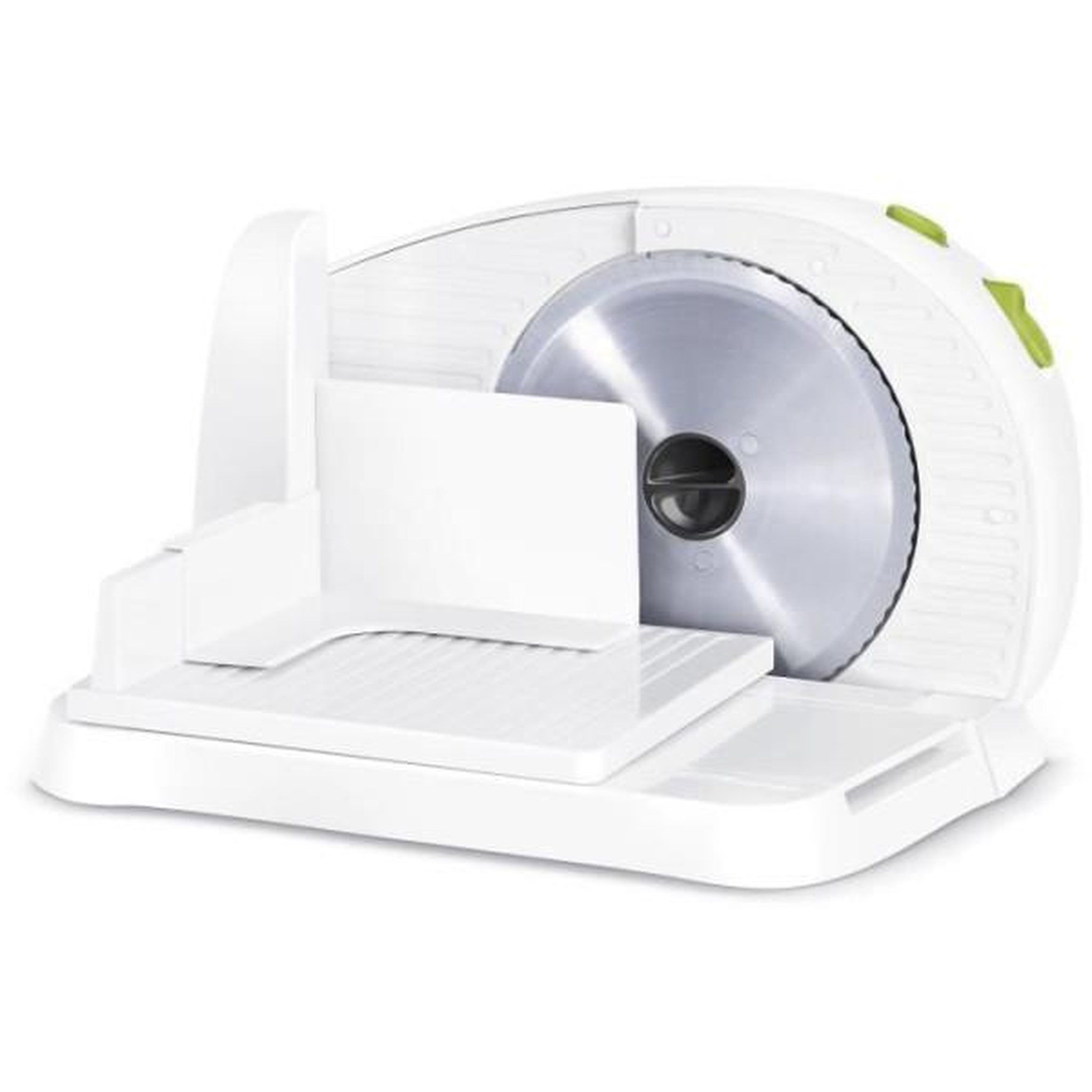 Voir la diapositive 3 : MARKET24 Trancheuse  électrique - SENCOR - SFS 1001GR - 100 W - Blanc / Vert