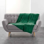 Voir la diapositive 1 : Paris Prix Plaid Uni en Flanelle  Flanou  125x150cm Vert