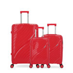 OBAGO OBAGO - Lot de 3 - Valises Grand Format, Cabine et Cabine XS LYRA. Coloris disponibles : Jaune, Orange, Rouge, Gris, Noir, Rose