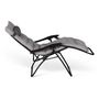 Voir la diapositive 5 : Inkazen Fauteuils de jardin Relax avec coussin gris anthracite  - Lot de 2