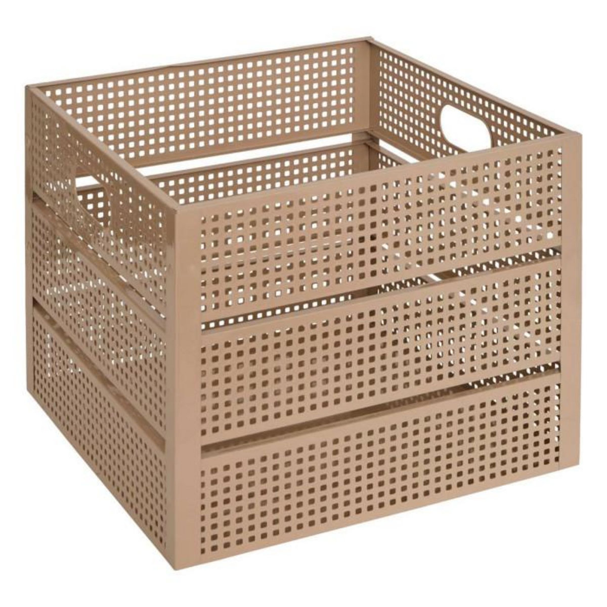 ATMOSPHERA Lot de 4 Caisses de Rangement  Azae  35cm Beige