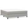 Voir la diapositive 2 : VIDAXL Sommier a lattes de lit avec matelas Gris clair 180x200cm Tissu