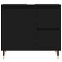 Voir la diapositive 5 : VIDAXL Armoire de salle de bain noir 65x33x60 cm bois d'ingenierie