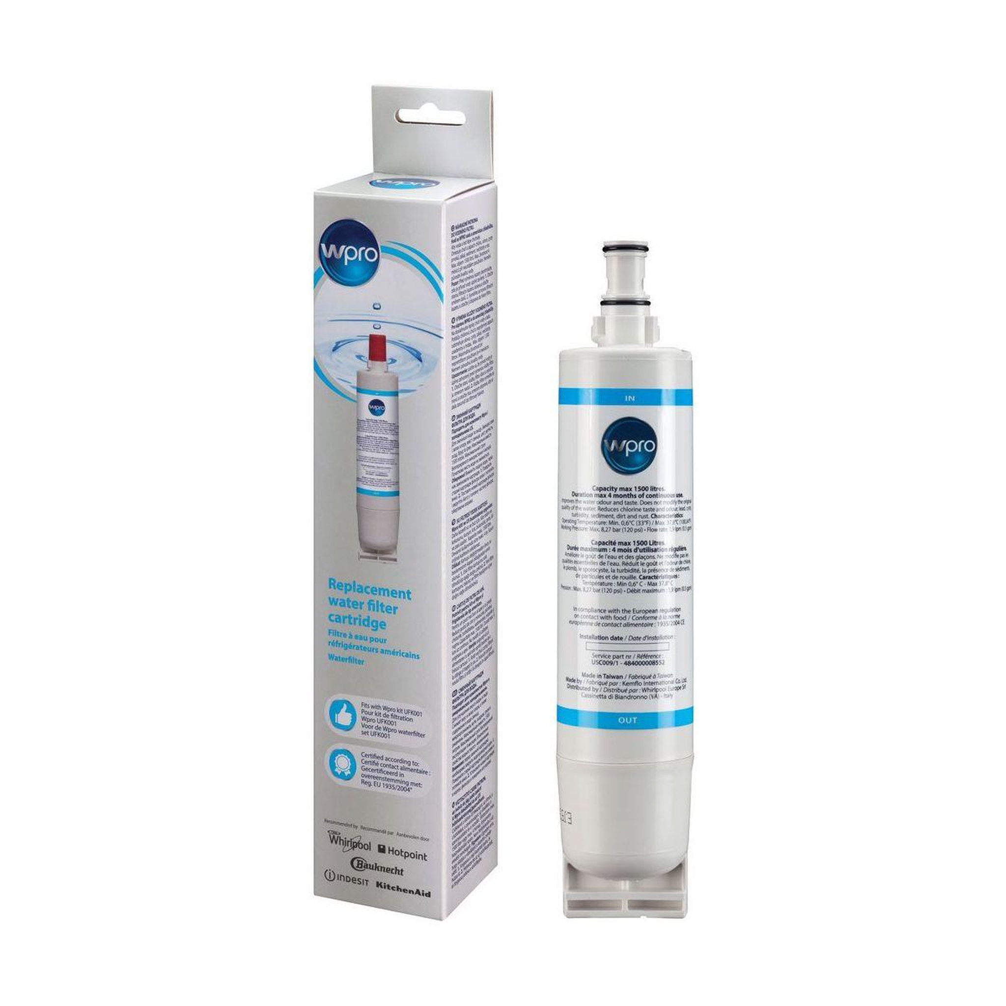 WPRO Filtre à eau eau USC009/1