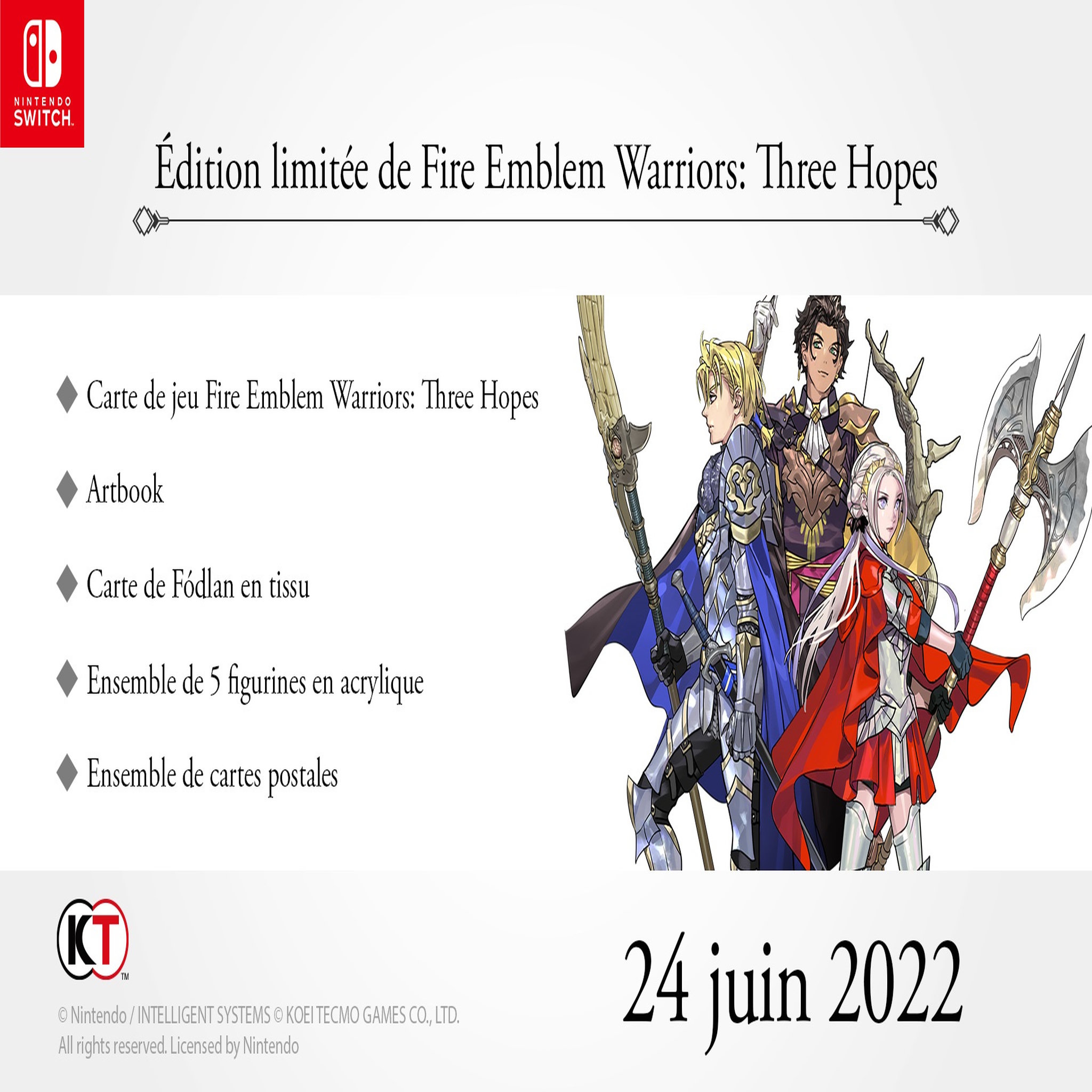Voir la diapositive 2 : NINTENDO Fire Emblem Warriors : Three Hopes Edition Limitée Nintendo Switch