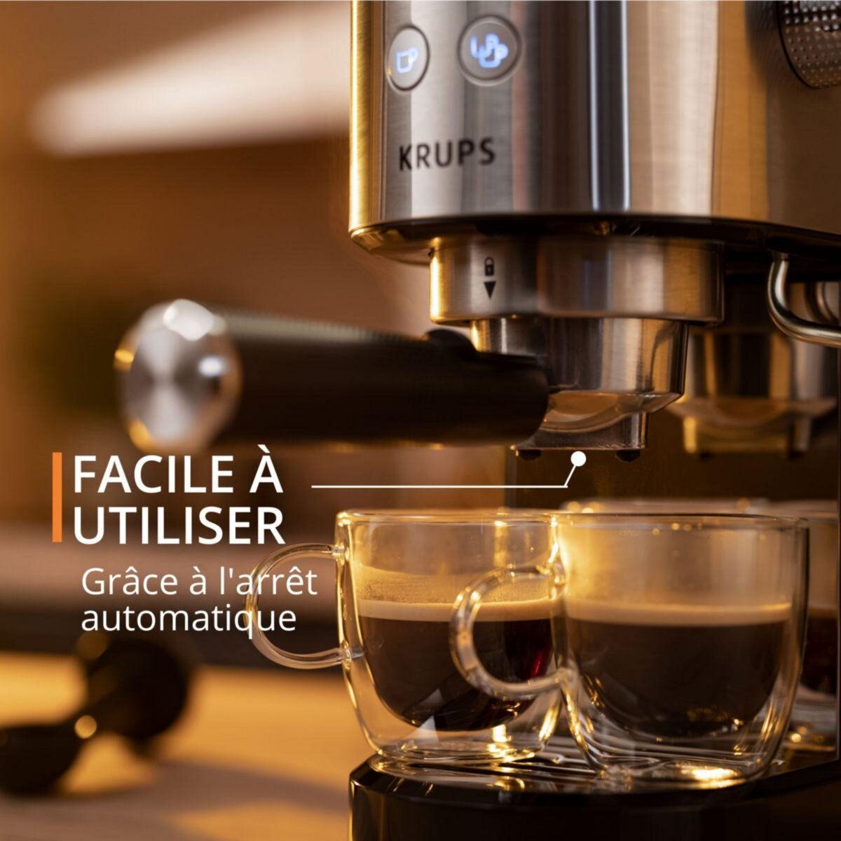 KRUPS Machine à expresso XP444C10 pompe virtuoso +