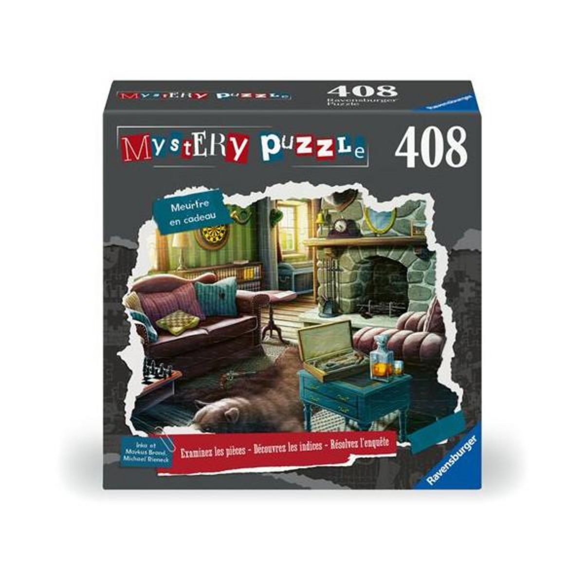 RAVENSBURGER Puzzle 408 pièces Ravensburger Mystery puzzle Meurtre en cadeau