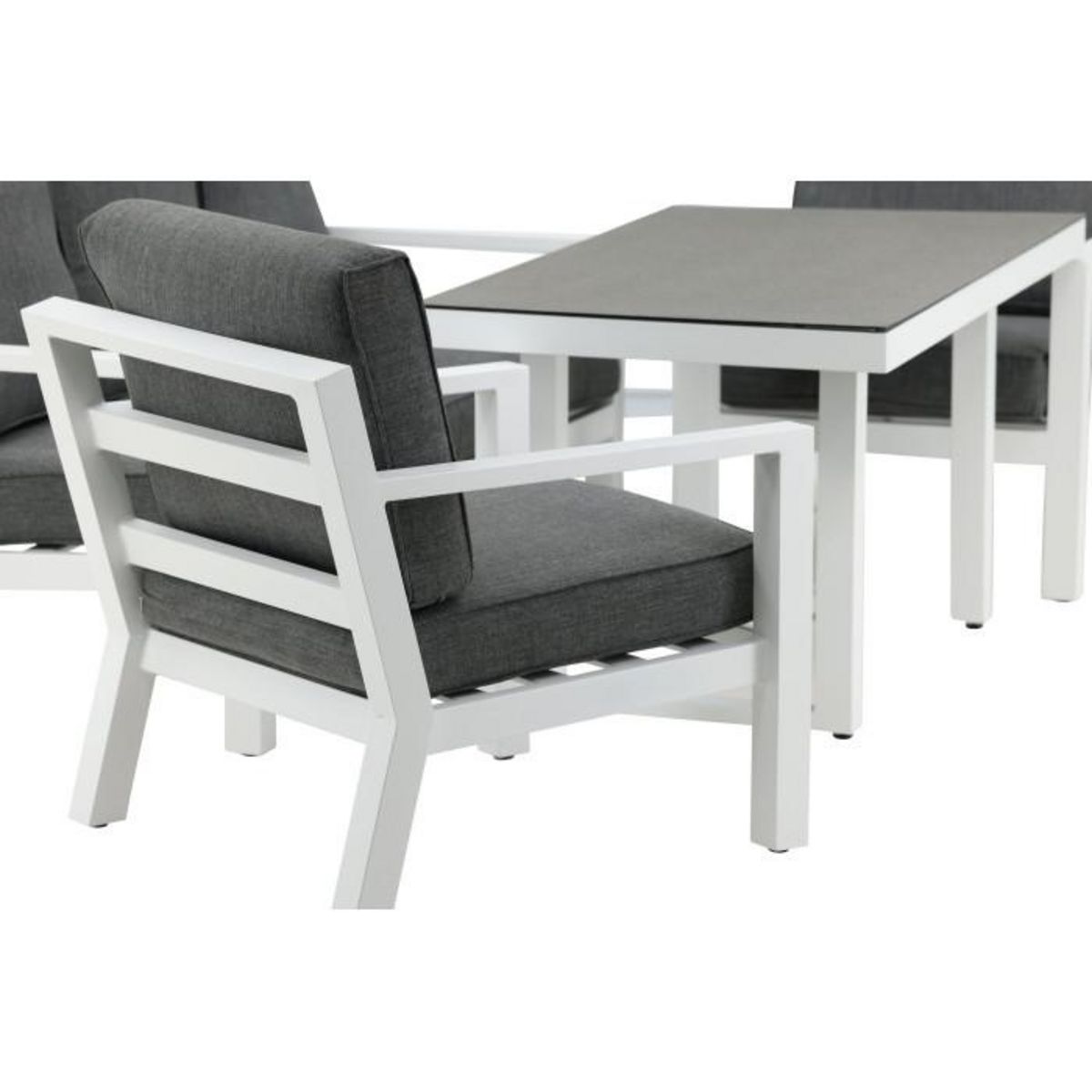 Paris Prix Salon de Jardin  Barcelona  171cm Blanc