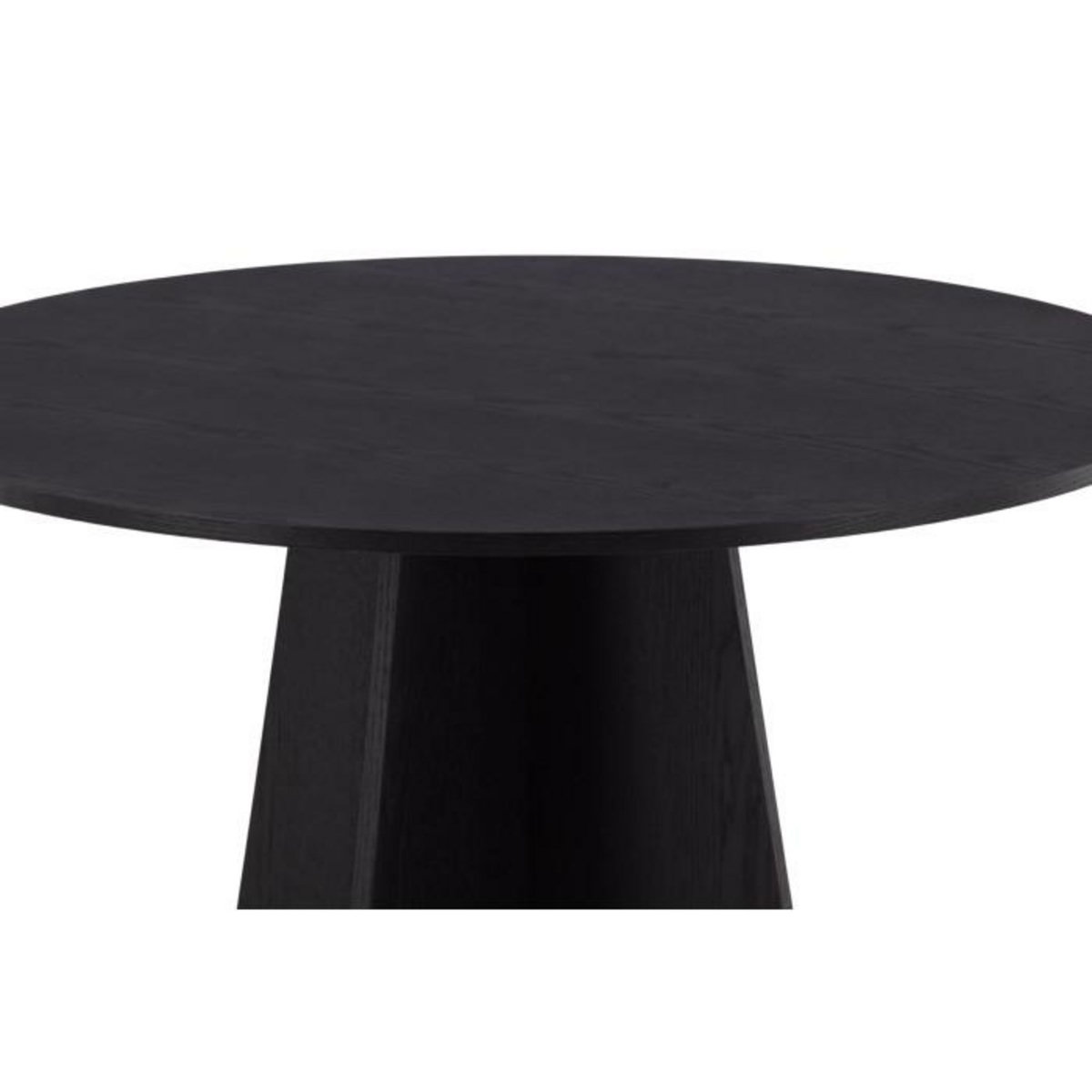 Paris Prix Table à Manger Ronde  Bootcut  110cm Noir