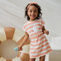 Voir la diapositive 6 : Petit Béguin Robe enfant en éponge + headband Honfleur