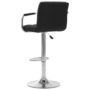 Voir la diapositive 5 : VIDAXL Chaises de bar lot de 2 noir tissu