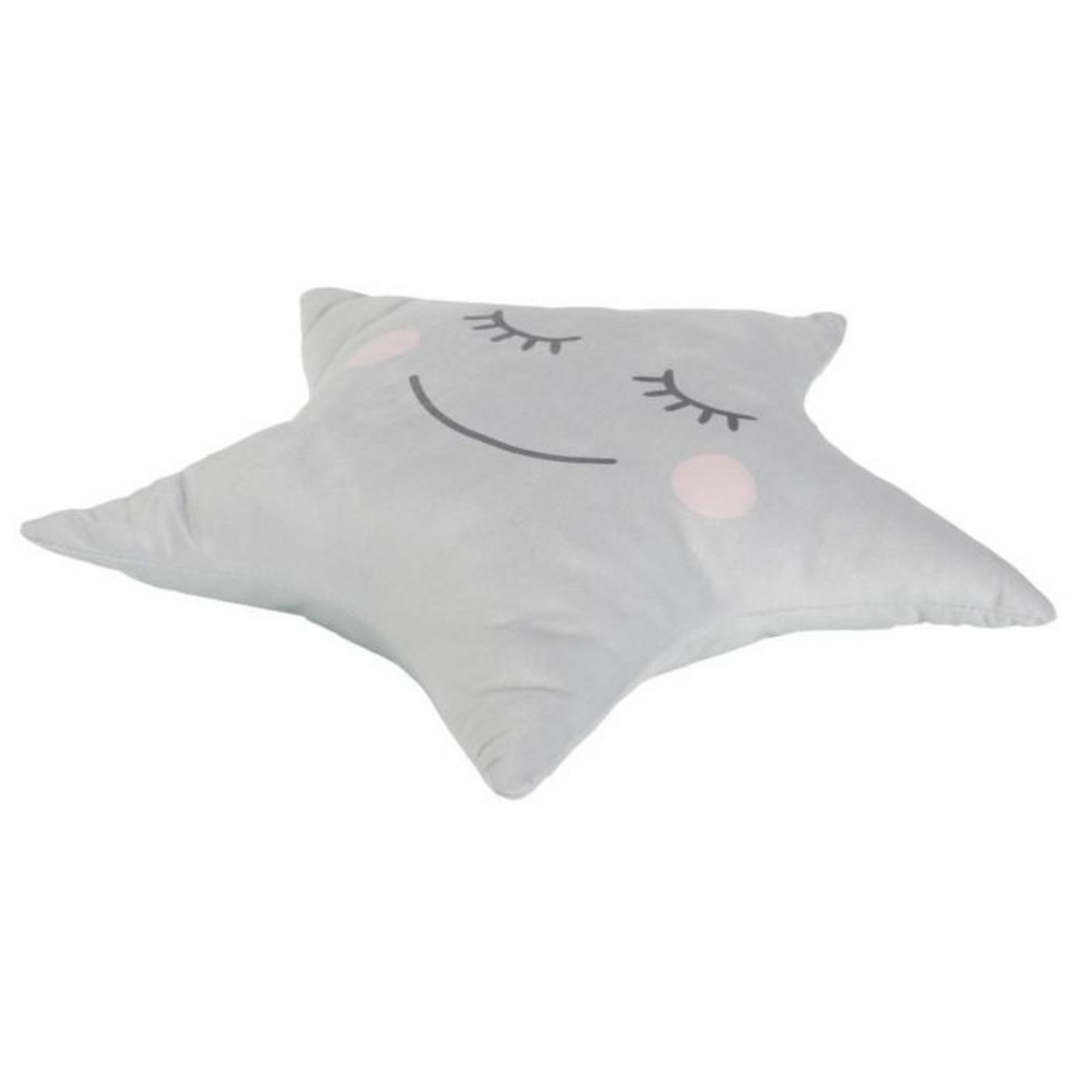 Paris Prix Coussin Déco Enfant  Étoile  37x44cm Gris