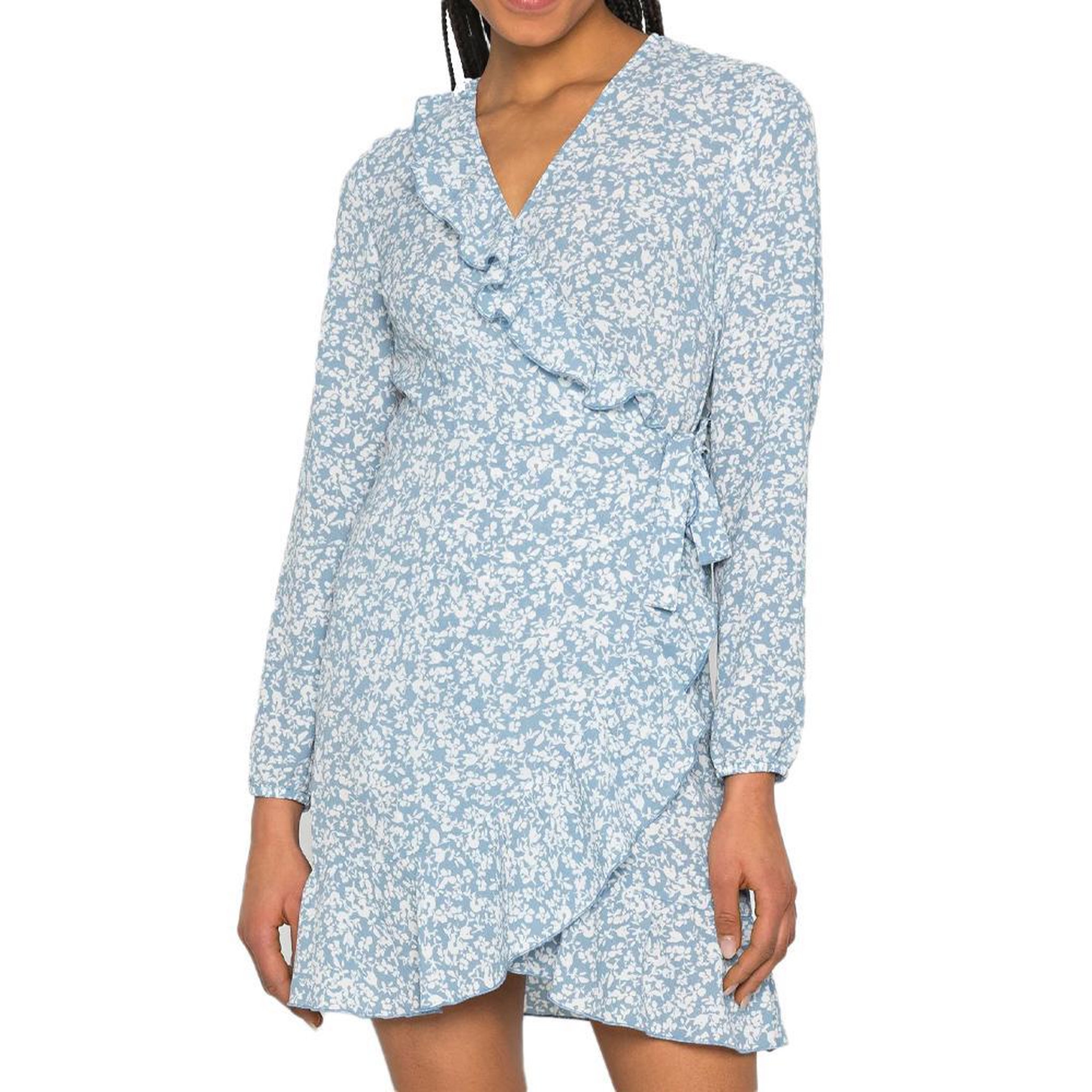 Only Robe Bleu/Blanche Femme Only Carly. Coloris disponibles : Bleu