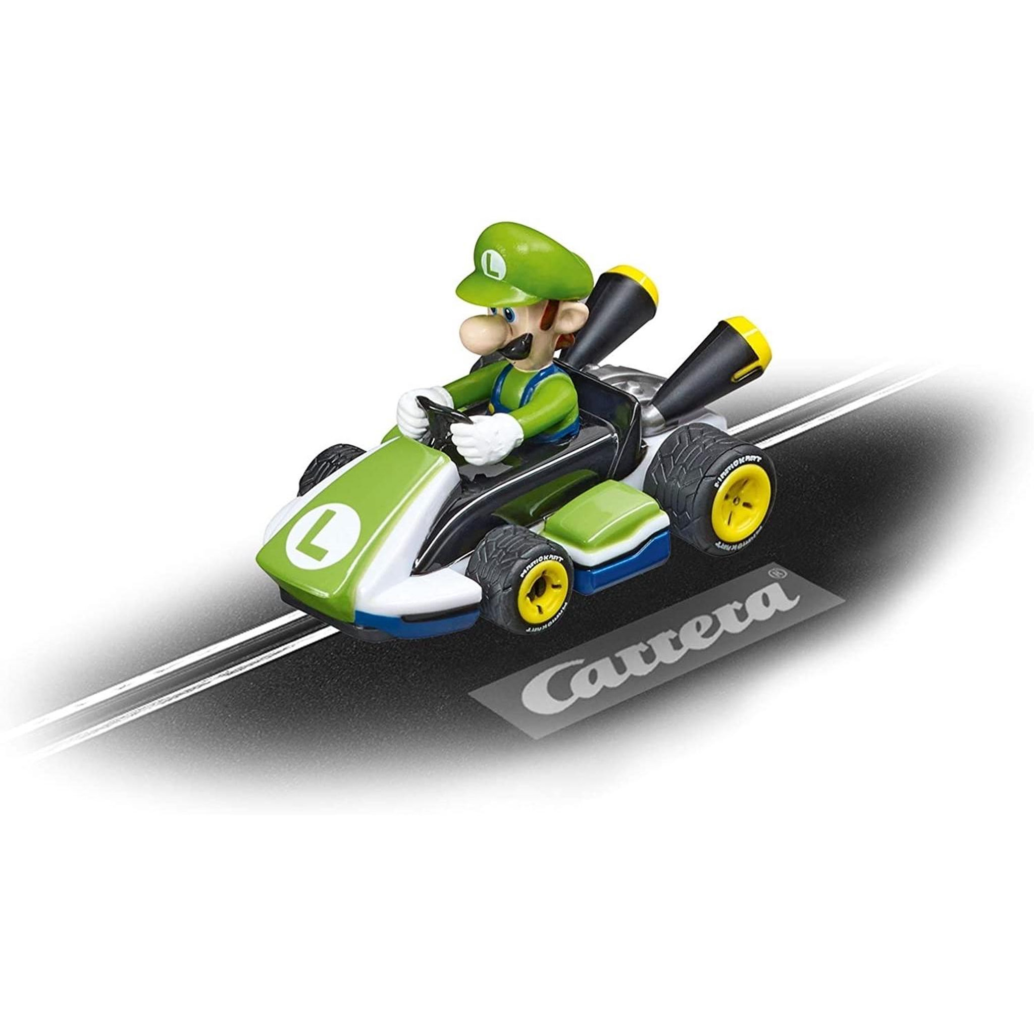 Carrera Nintendo Mario Kart Véhicule avec figurine Luigi