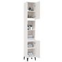 Voir la diapositive 4 : VIDAXL Armoire de salle de bain blanc 30x30x190 cm bois d'ingenierie