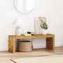 Voir la diapositive 3 : VIDAXL Table basse 110x35x38 cm bois massif de teck