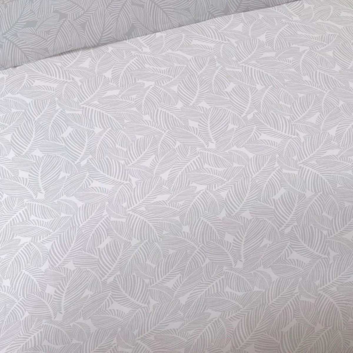 Dourev Housse de couette 240x220 NIORT GREY + 2 taies 100% coton