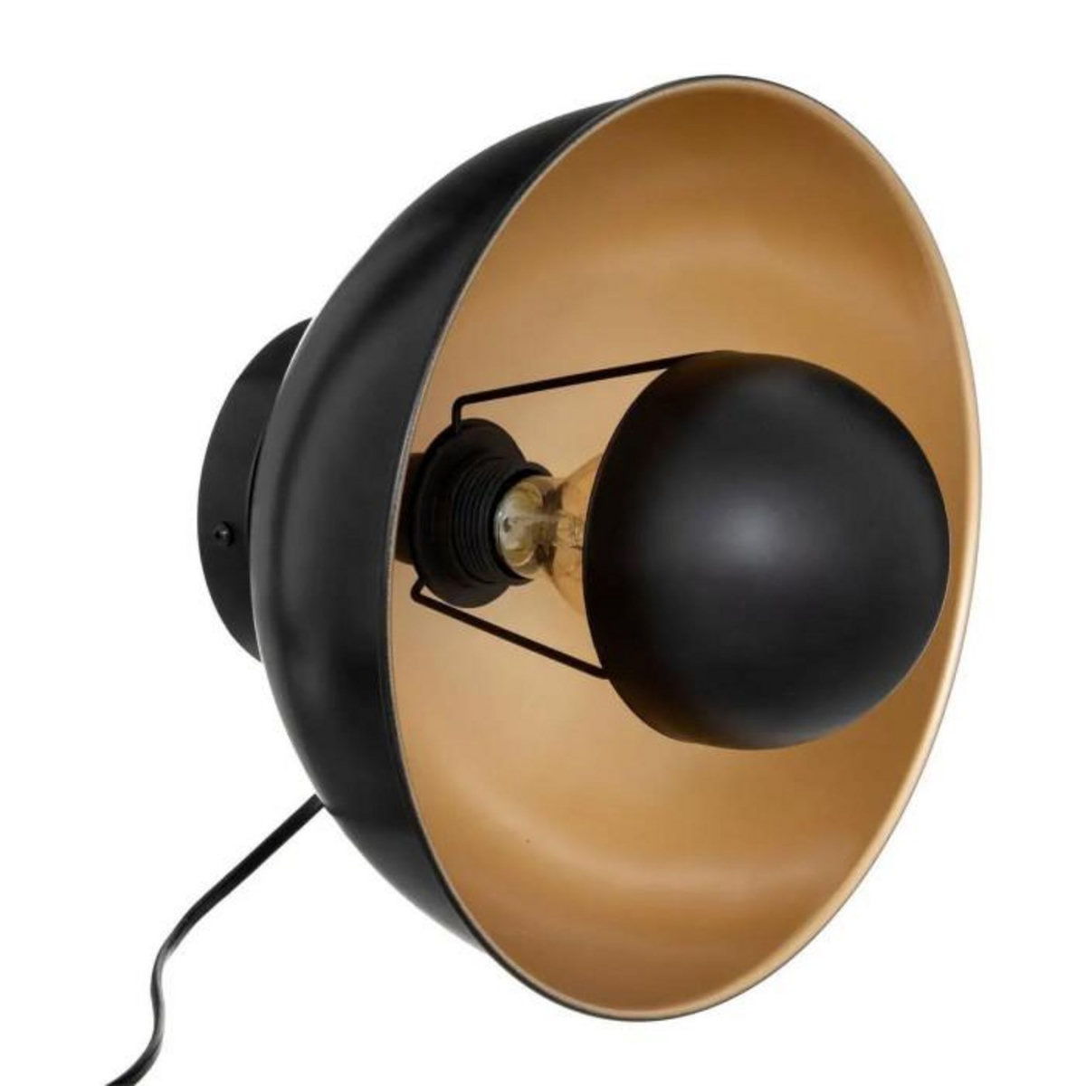 ATMOSPHERA Applique Murale Design  Lahti  29cm Noir & Or