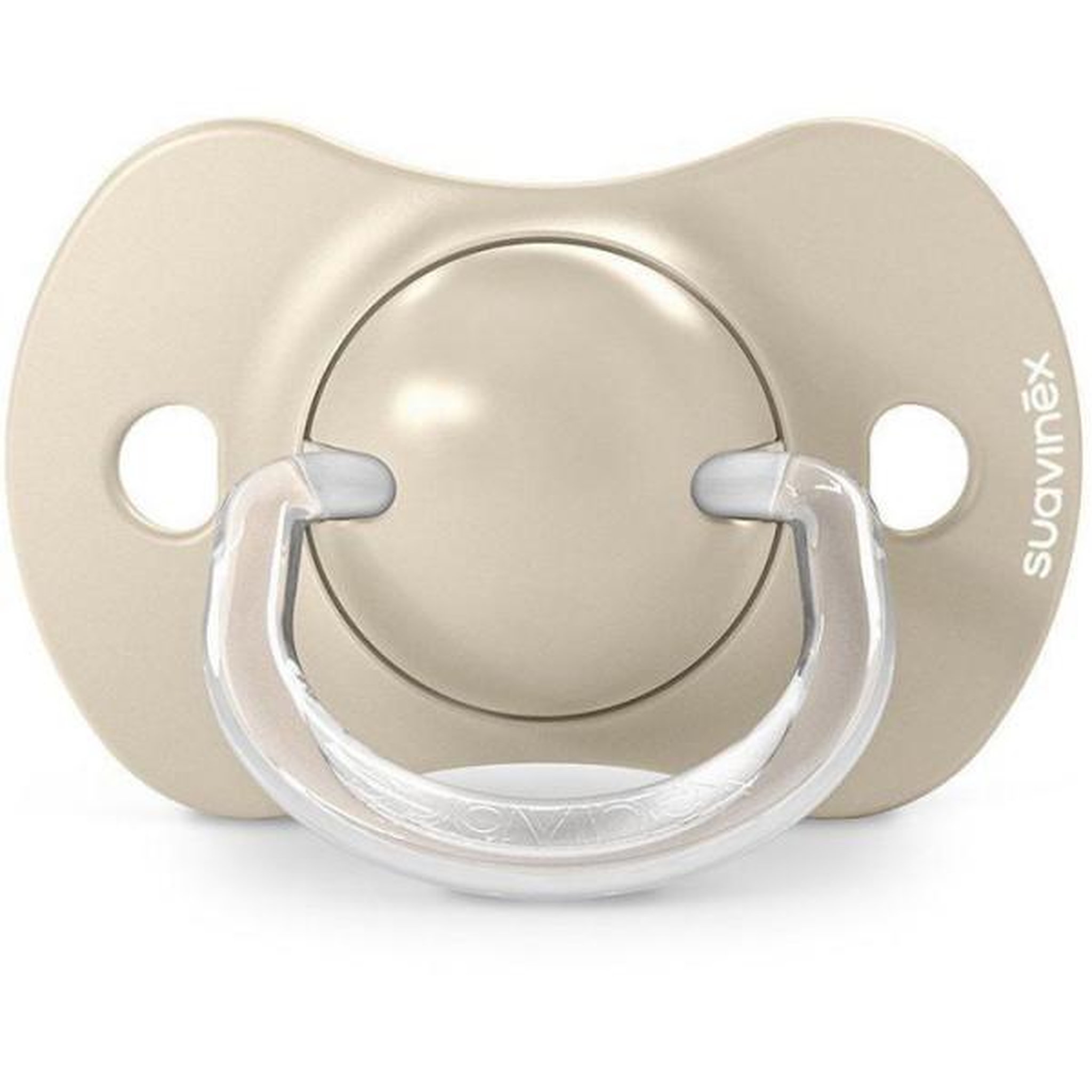 Voir la diapositive 3 : Suavinex Lot de 2 sucettes symétriques - SUAVINEX - Birdies - SX Pro - 0 a 6 mois - Beige