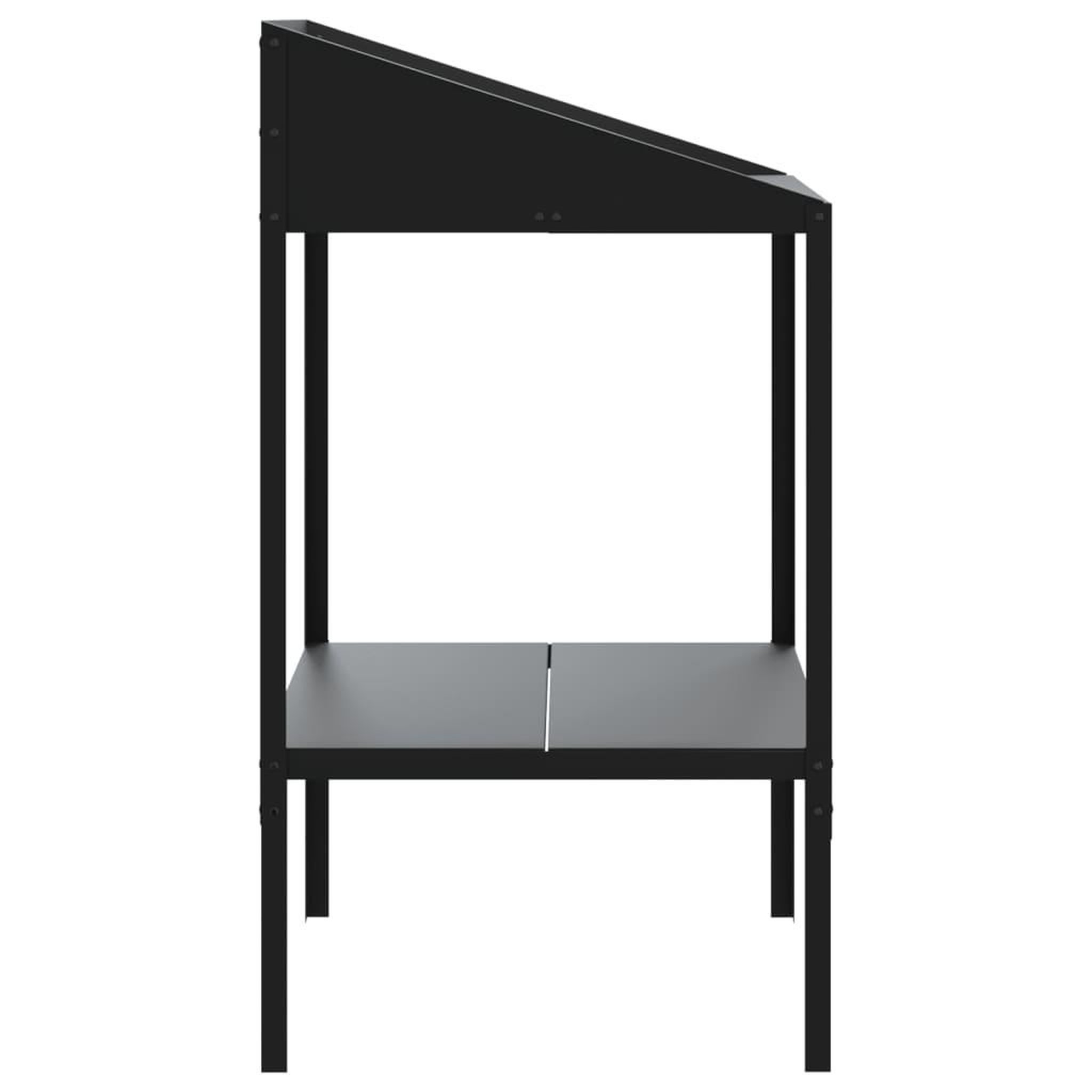 Voir la diapositive 4 : VIDAXL Support pour plantes anthracite 56,5x54,5x100cm acier galvanise