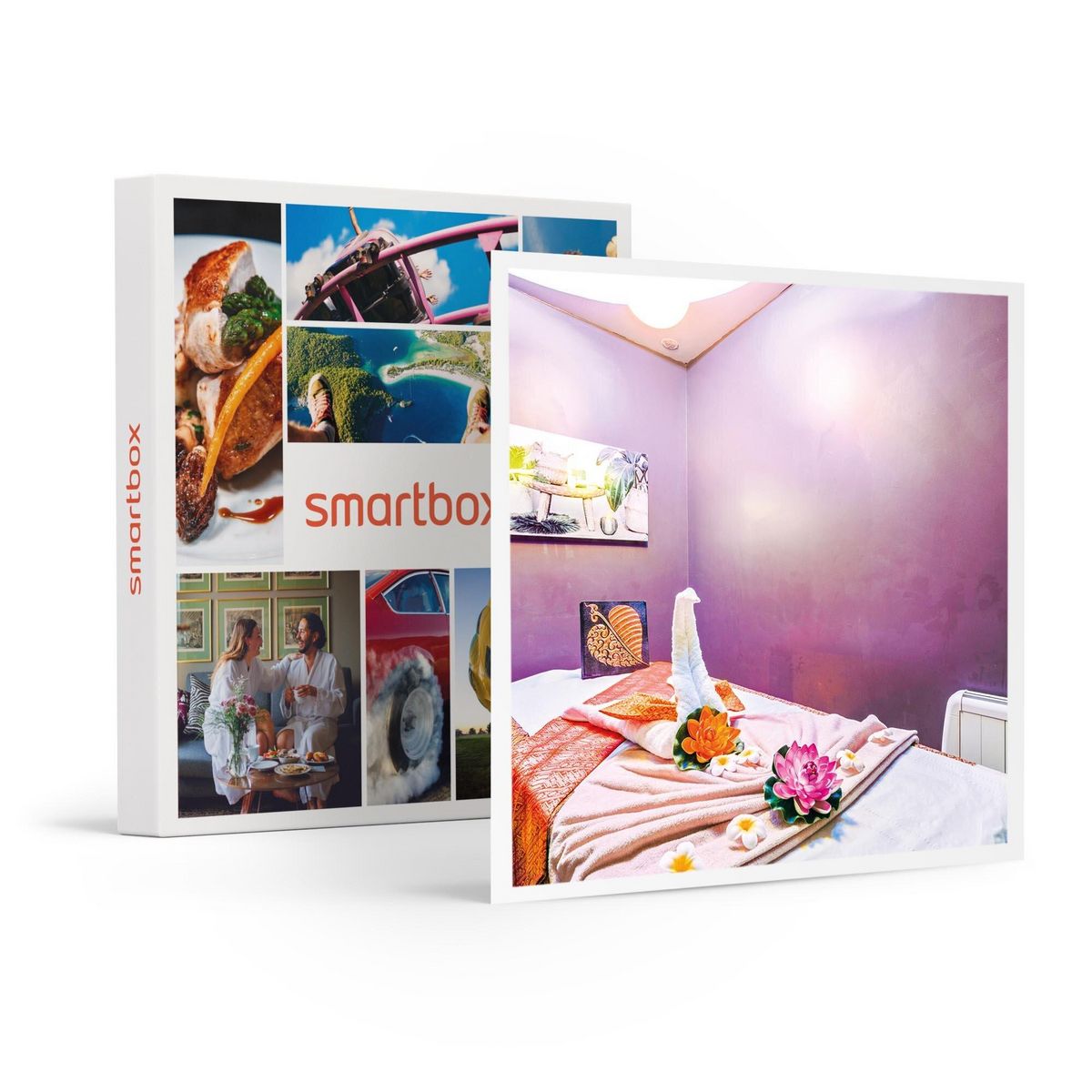 Smartbox 1h de massage avec gommage de 30 min et accès à l'espace bien-être pour 1 personne - Coffret Cadeau Bien-être