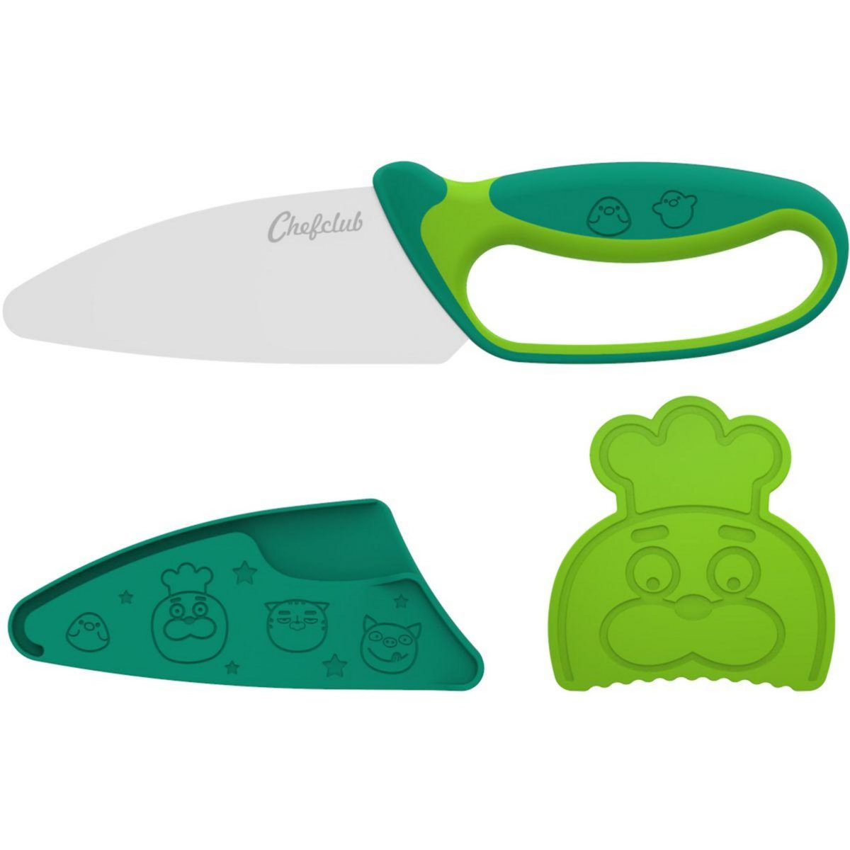 CHEFCLUB Couteau chef du chef Chefclub Kids Vert