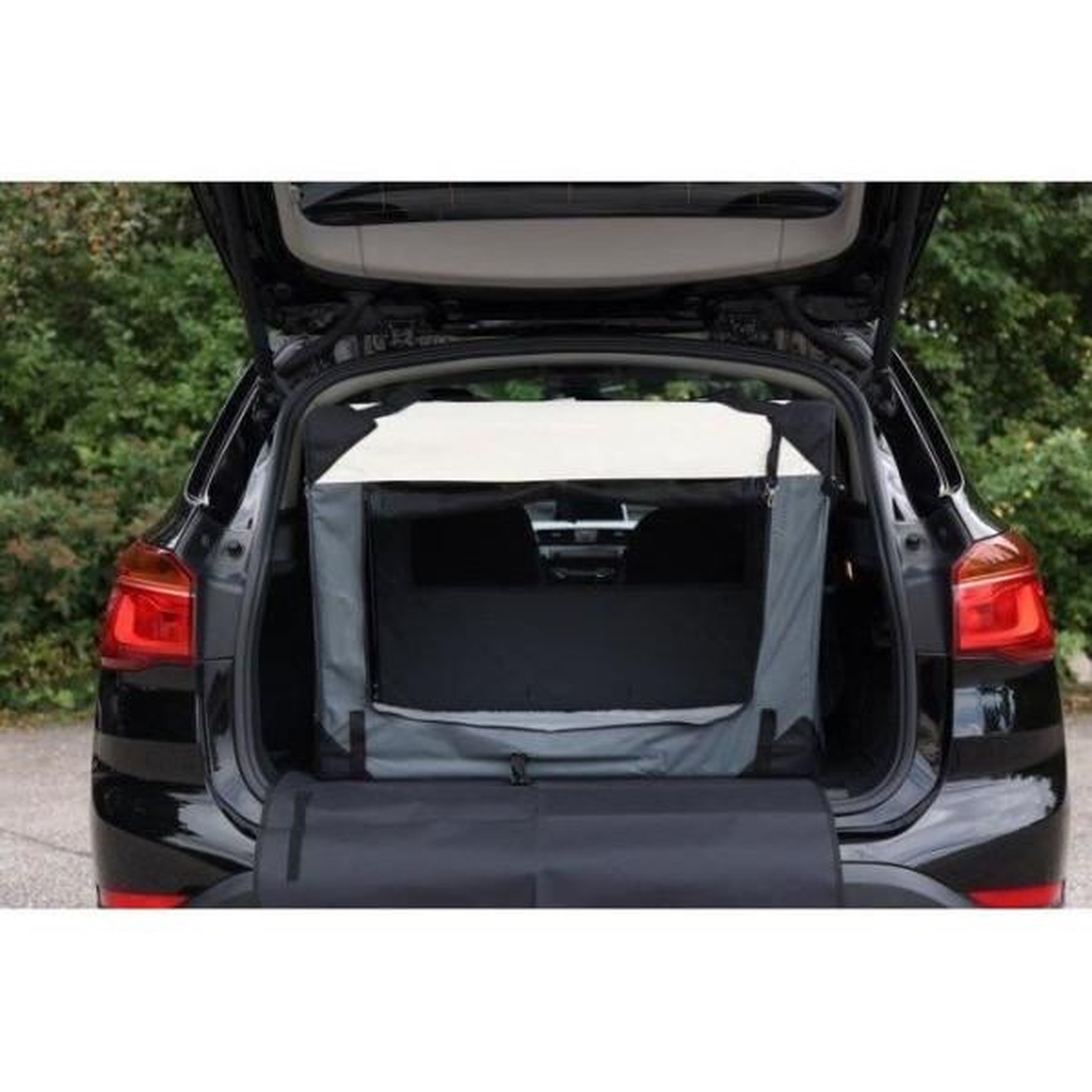 Voir la diapositive 6 : KERBL KERBL - Box de transport pour chien - JOURNEY - 81 x 58 x 58 cm - Gris / Beige