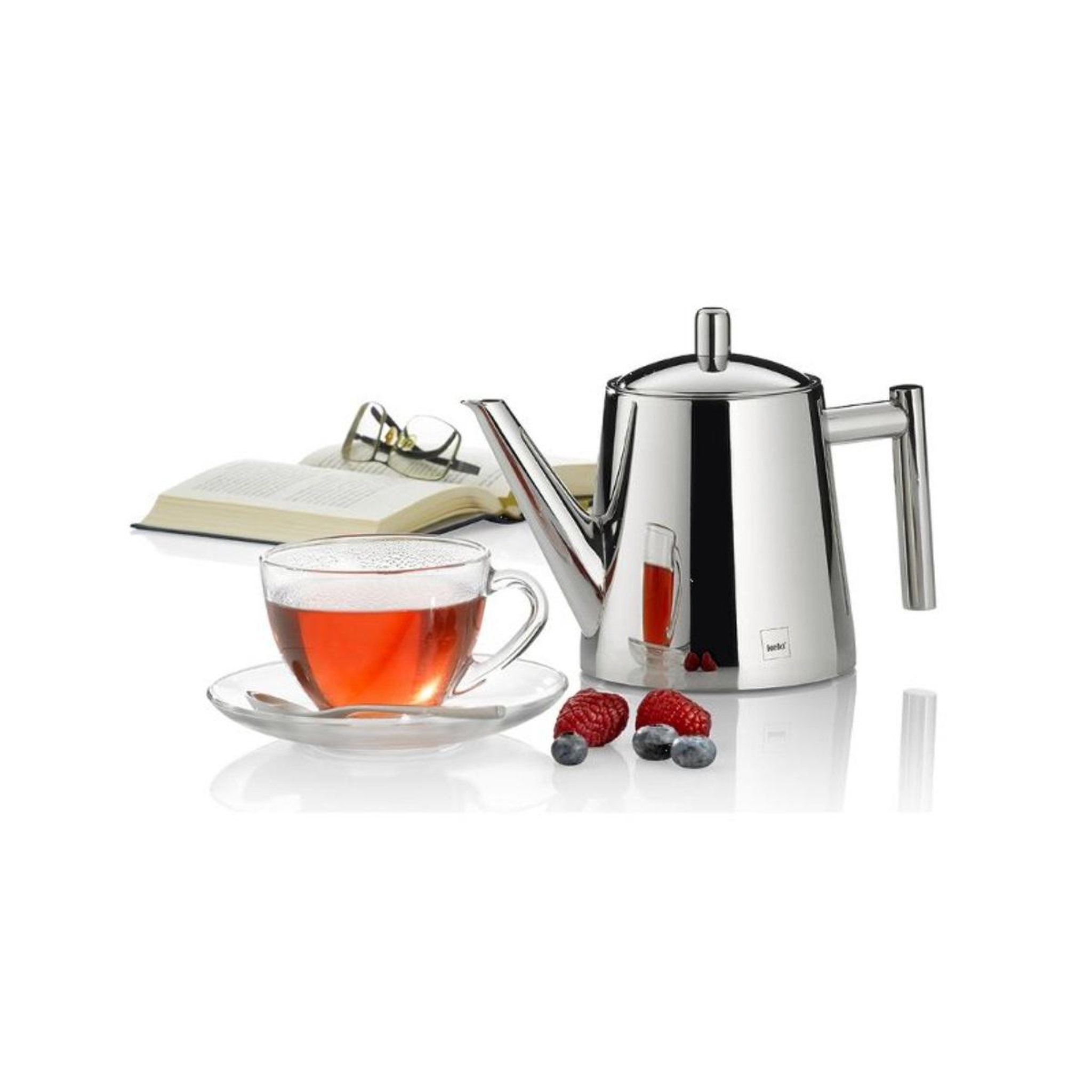 Voir la diapositive 4 : Kela line Théière en inox 0.9l argenté - 11355