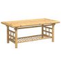 Voir la diapositive 5 : VIDAXL Table basse 110x55x45 cm bambou