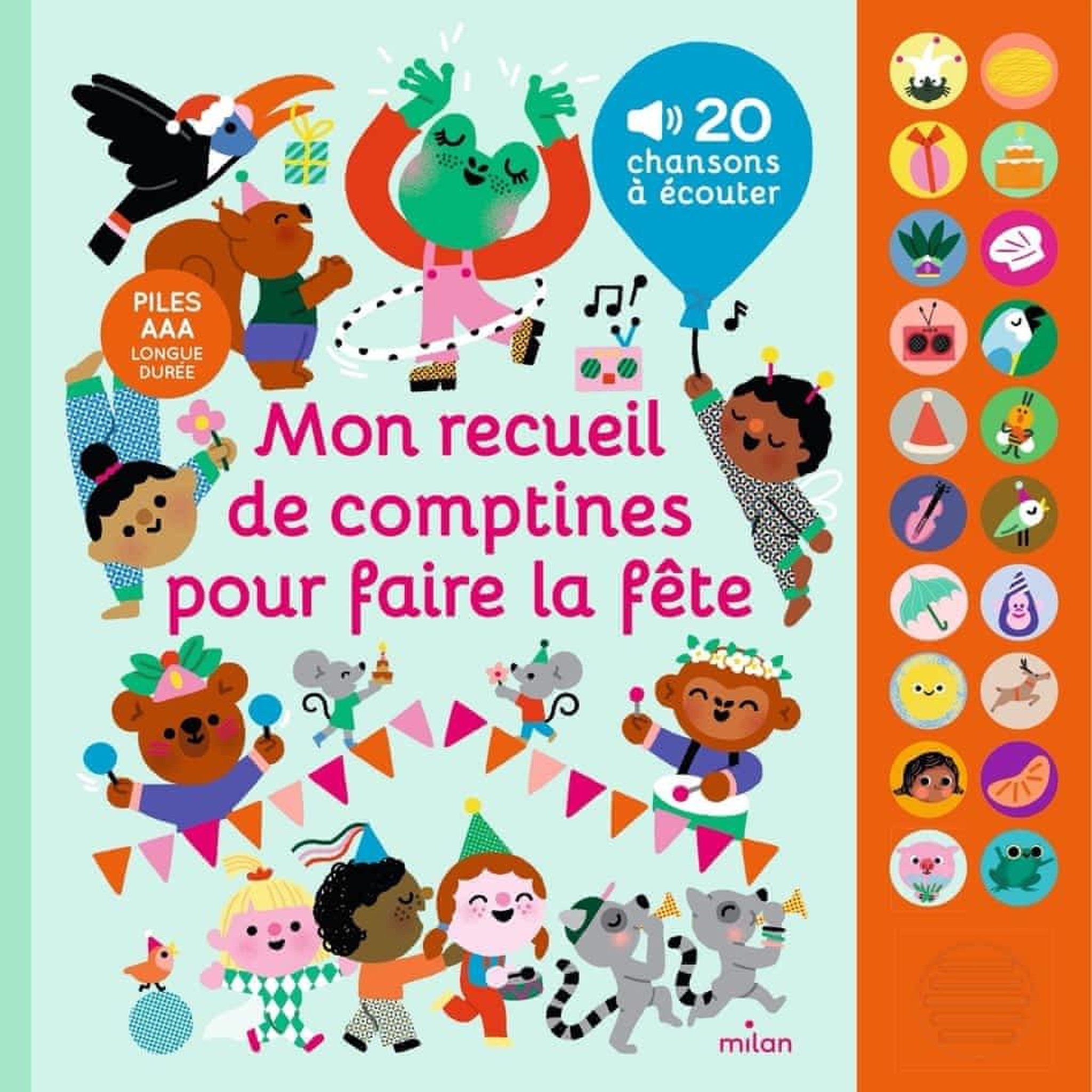 MON RECUEIL DE COMPTINES POUR FAIRE LA FETE, Cocklico Marion