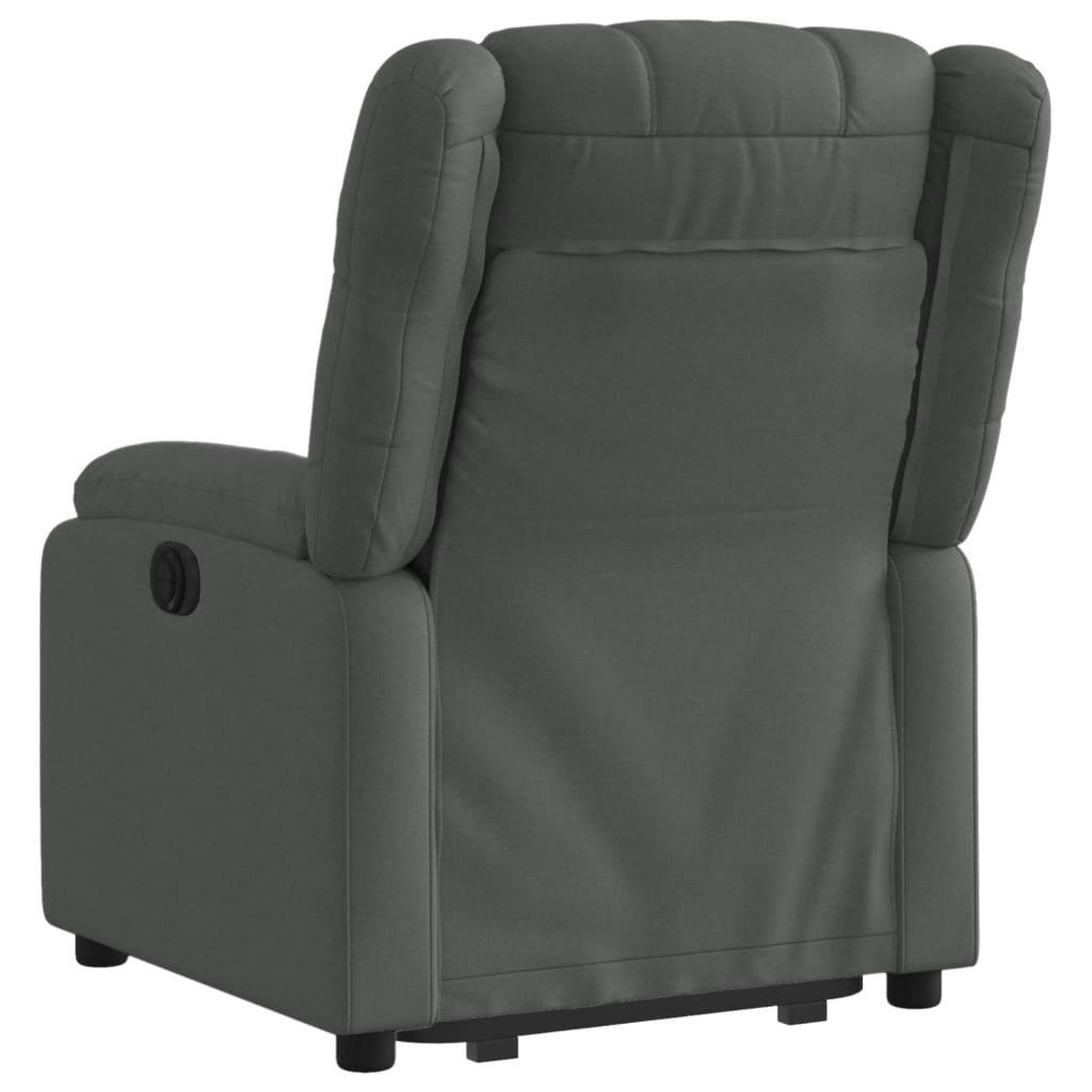 Voir la diapositive 5 : VIDAXL Fauteuil inclinable electrique gris fonce tissu