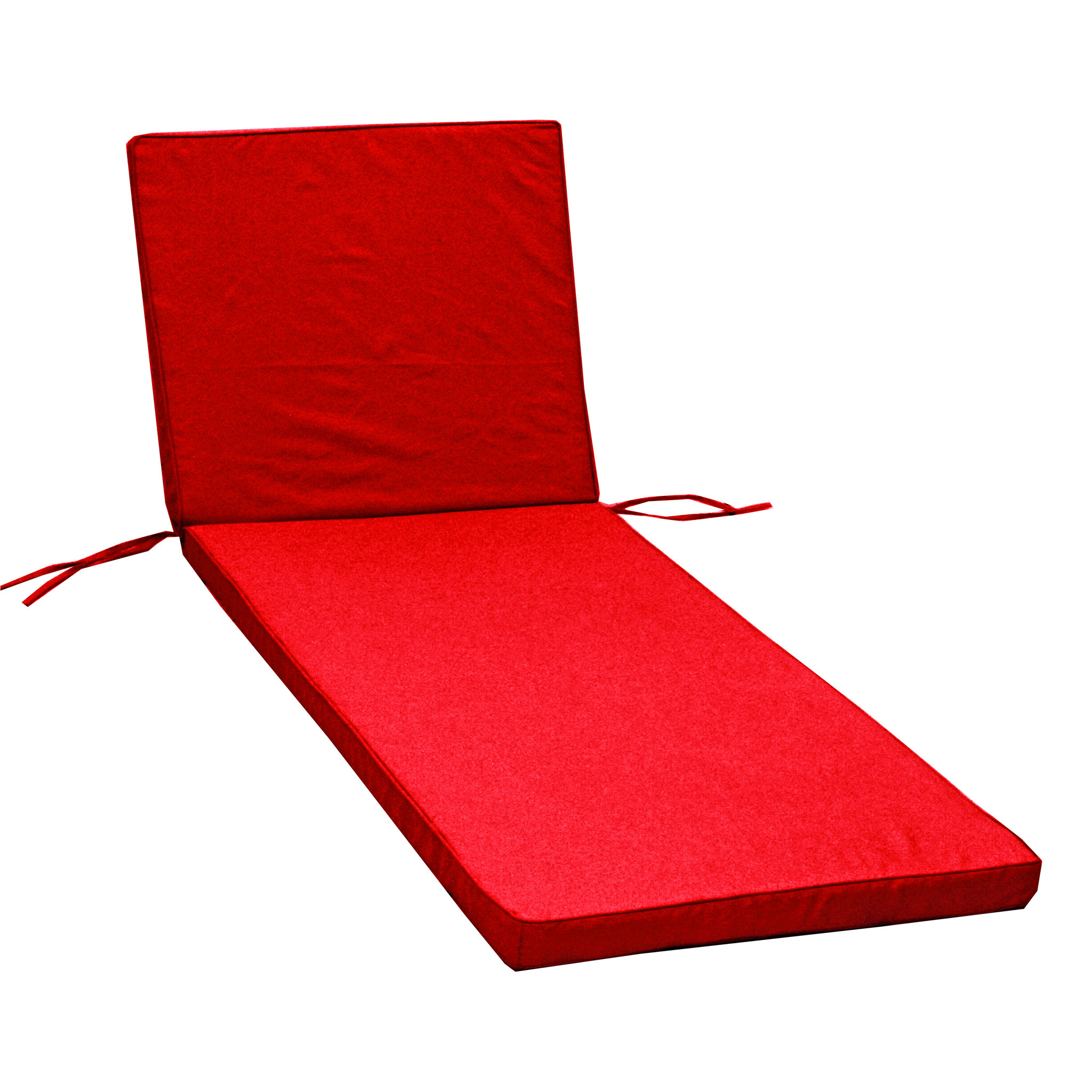 Voir la diapositive 1 : Coussin pour bain de soleil rouge carmin MONTE CARLO