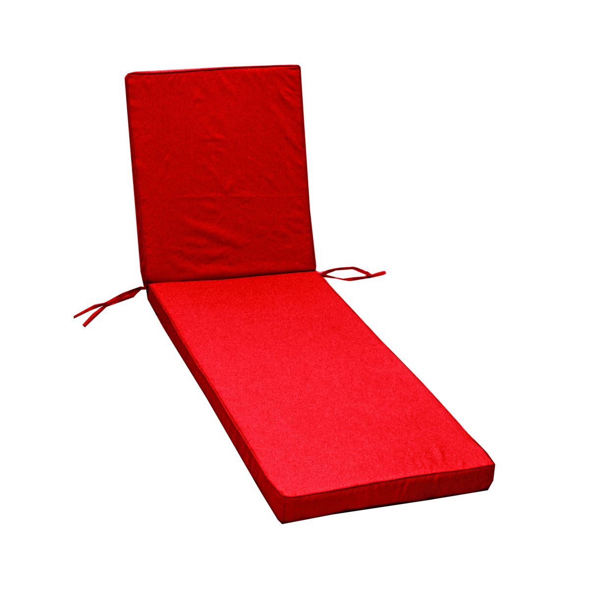 Coussin pour bain de soleil rouge carmin MONTE CARLO