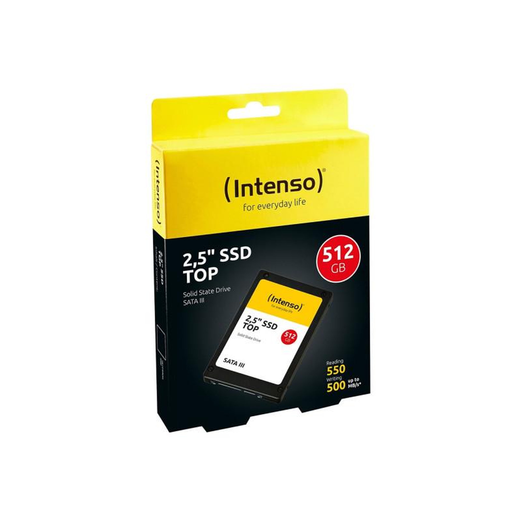 Voir la diapositive 3 : Intenso SSD interne Intenso Disque dur SSD 512 GB 2.5 SATA3