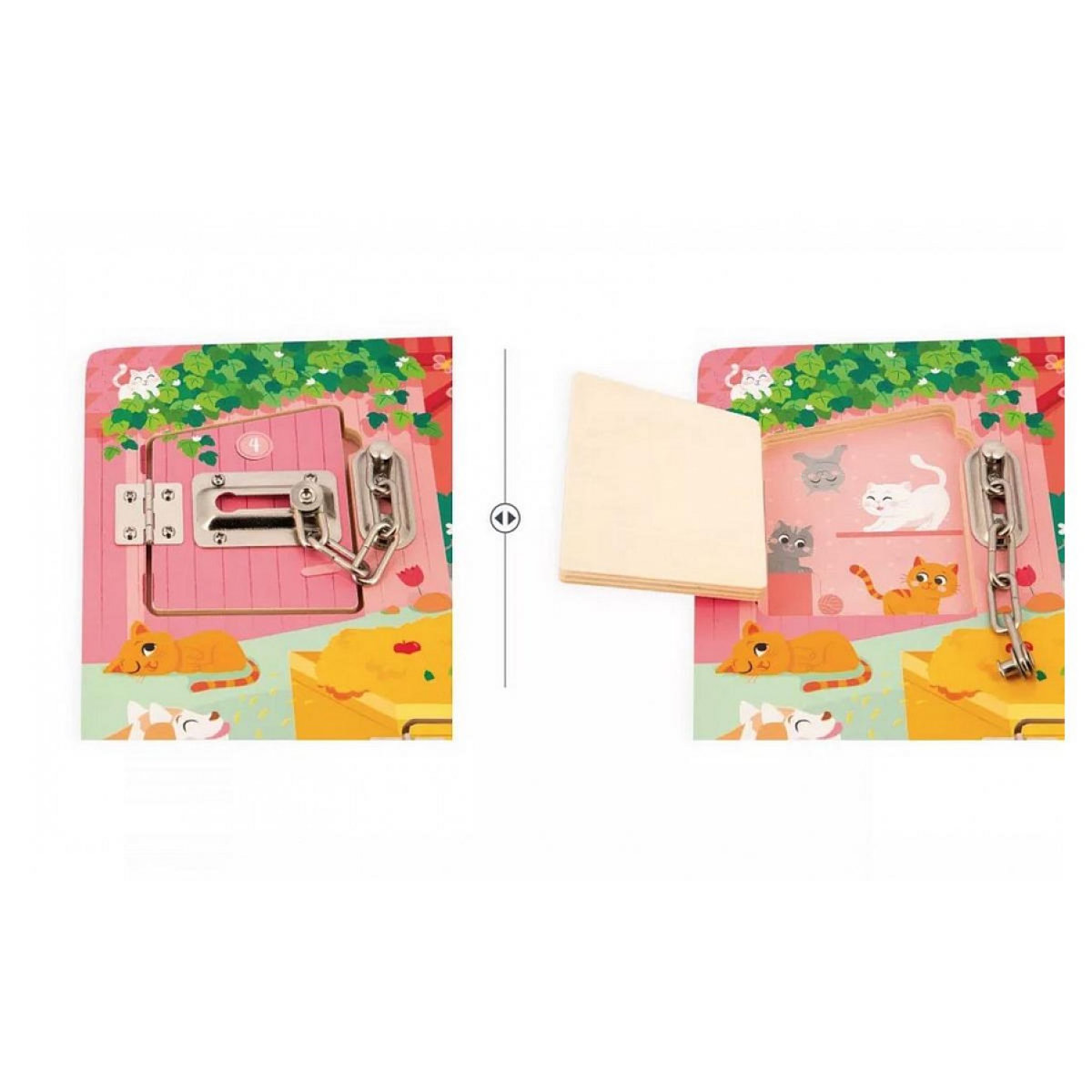 Juratoys-Janod Planche a cadenas - La Ferme