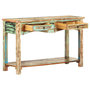 Voir la diapositive 3 : VIDAXL Table console 120x40x75 cm Bois solide de recuperation