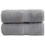 Voir la diapositive 1 : VIDAXL Serviettes d invité de qualité supérieure SOLUND 2 pcs gris