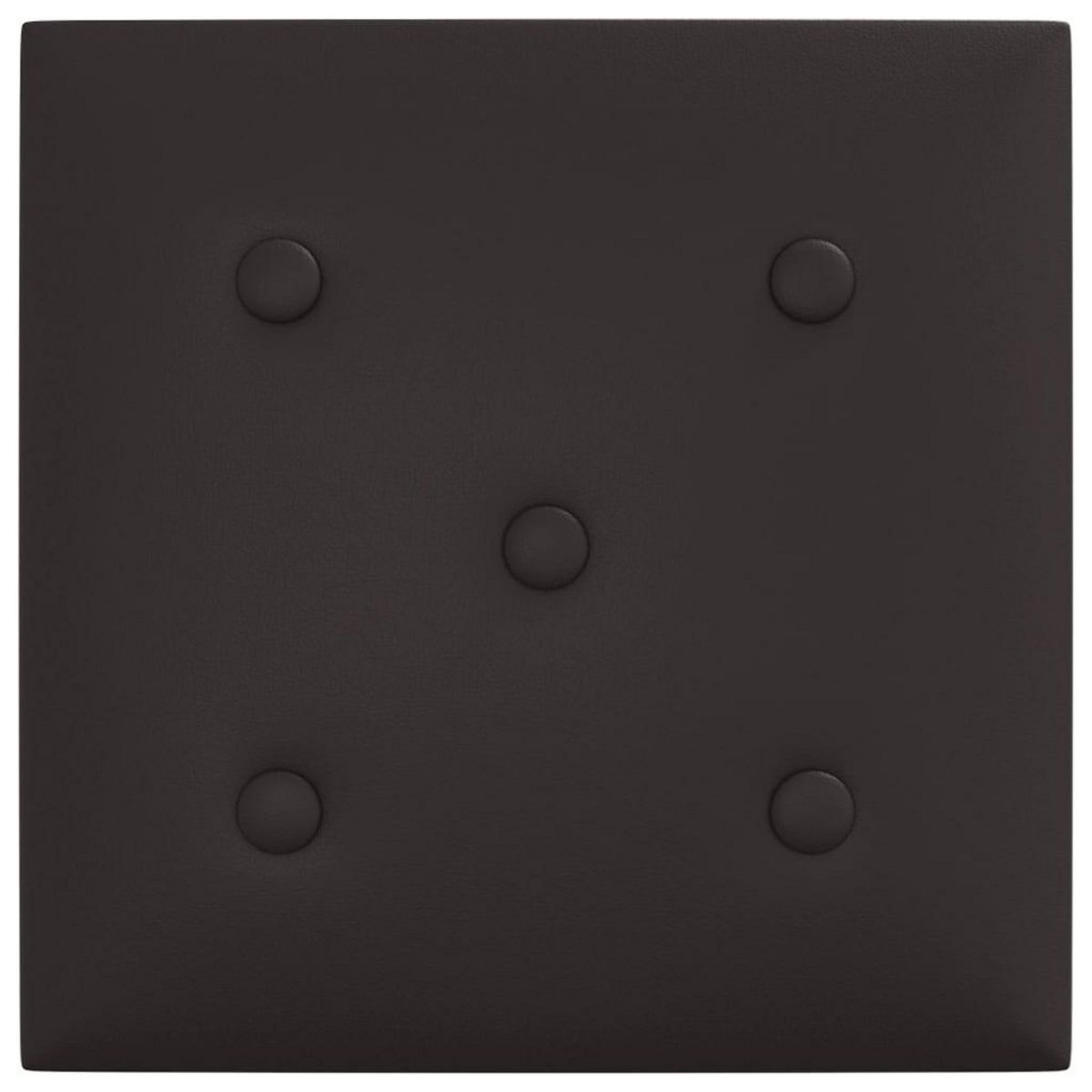 VIDAXL Panneaux muraux 12 pcs Noir 30x30 cm Similicuir 1,08 m²