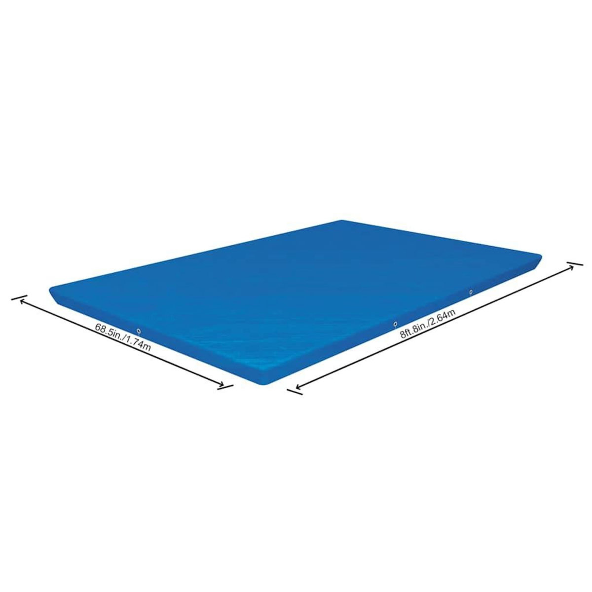 BESTWAY Bestway Couverture de piscine Flowclear 259x170 cm