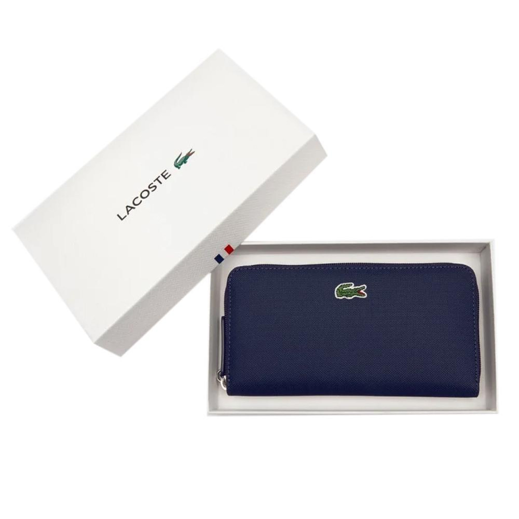 Voir la diapositive 5 : Lacoste Portefeuille Marine Femme Lacoste Money Pieces Concept