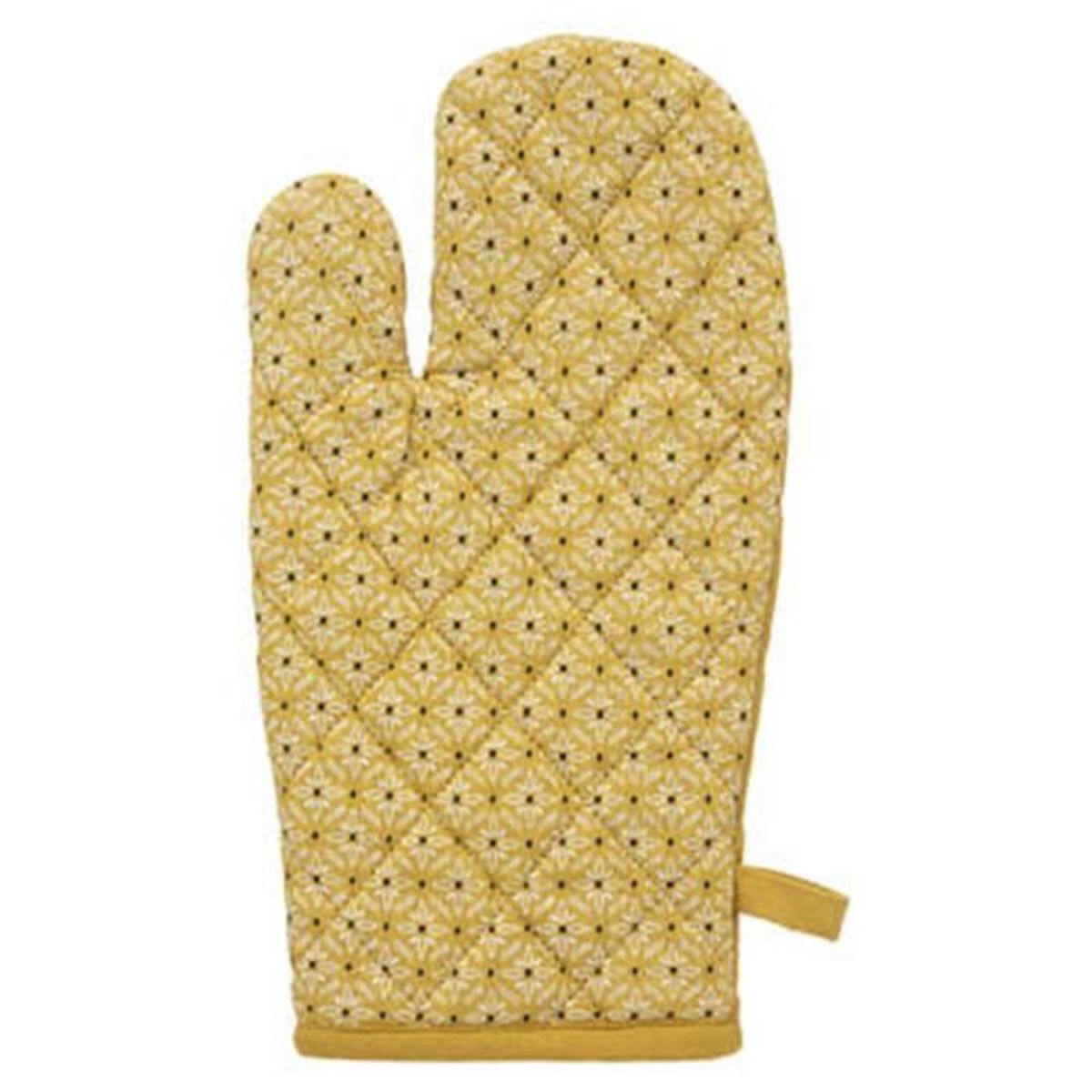 Paris Prix Gant & Manique Imprimé  Paty  32cm Jaune Ocre