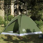 VIDAXL Tente de camping a dome 2 personnes vert olive impermeable