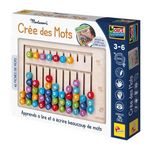 LISCIANI GIOCHI Compose-mots - Jeu Montessori - MONTESSORI - Tableau en Bois, Lettres et Chiffres Magnétiques